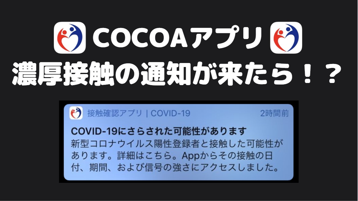 2022年最新|COCOA 通知“さらされた可能性”が来たら何をすべき?取るべき行動を分かりやすく解説